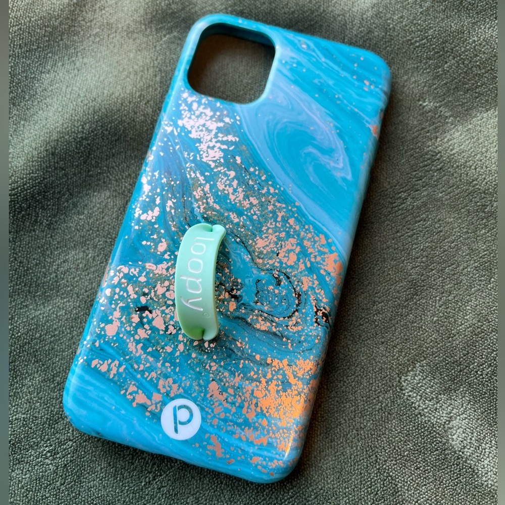 Jasper Teal Loopy Case
